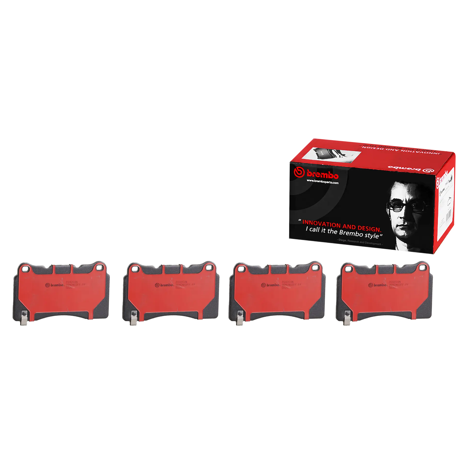 Juego de pastillas de freno BREMBO P09004N