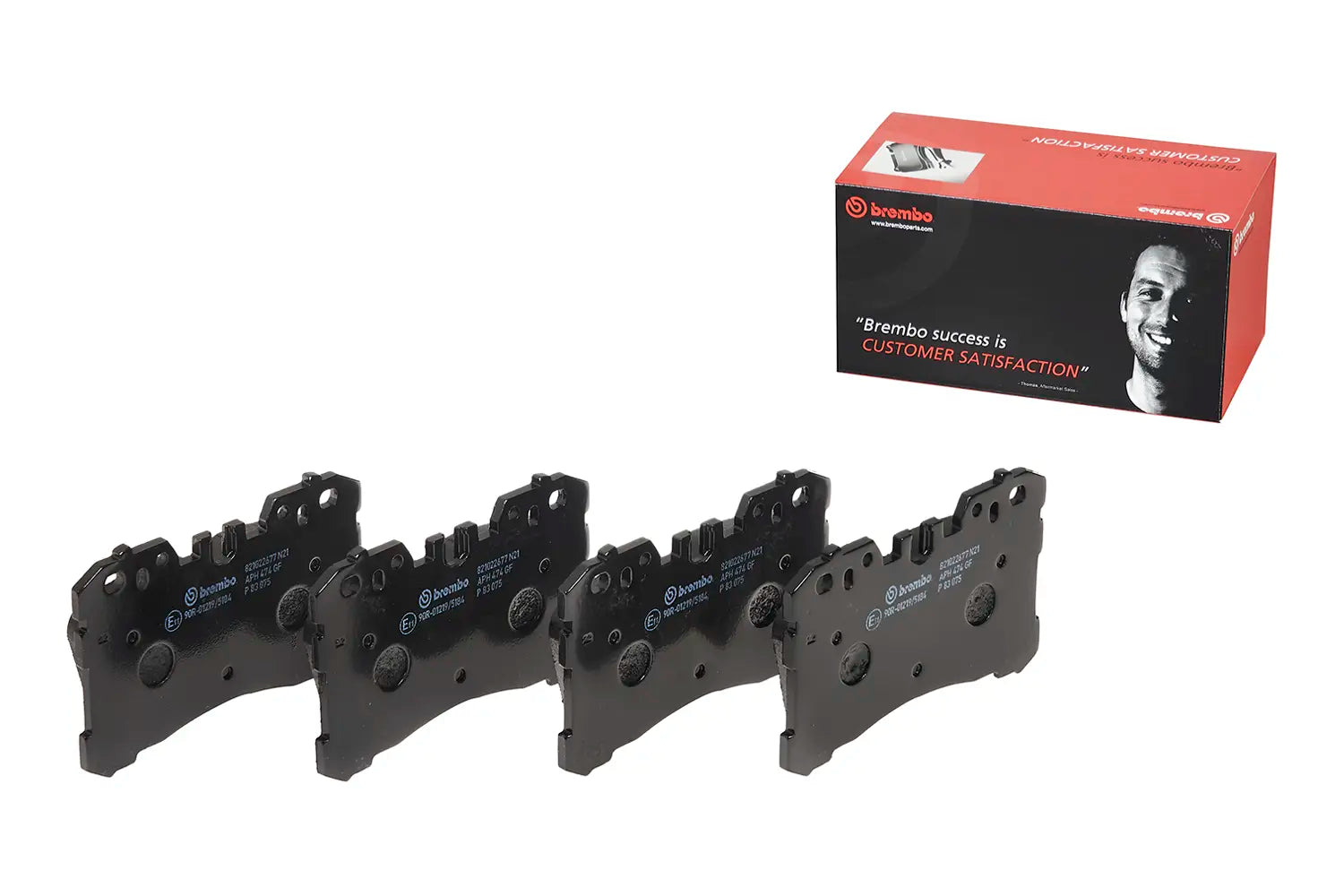 Juego de pastillas de freno BREMBO P 83 075