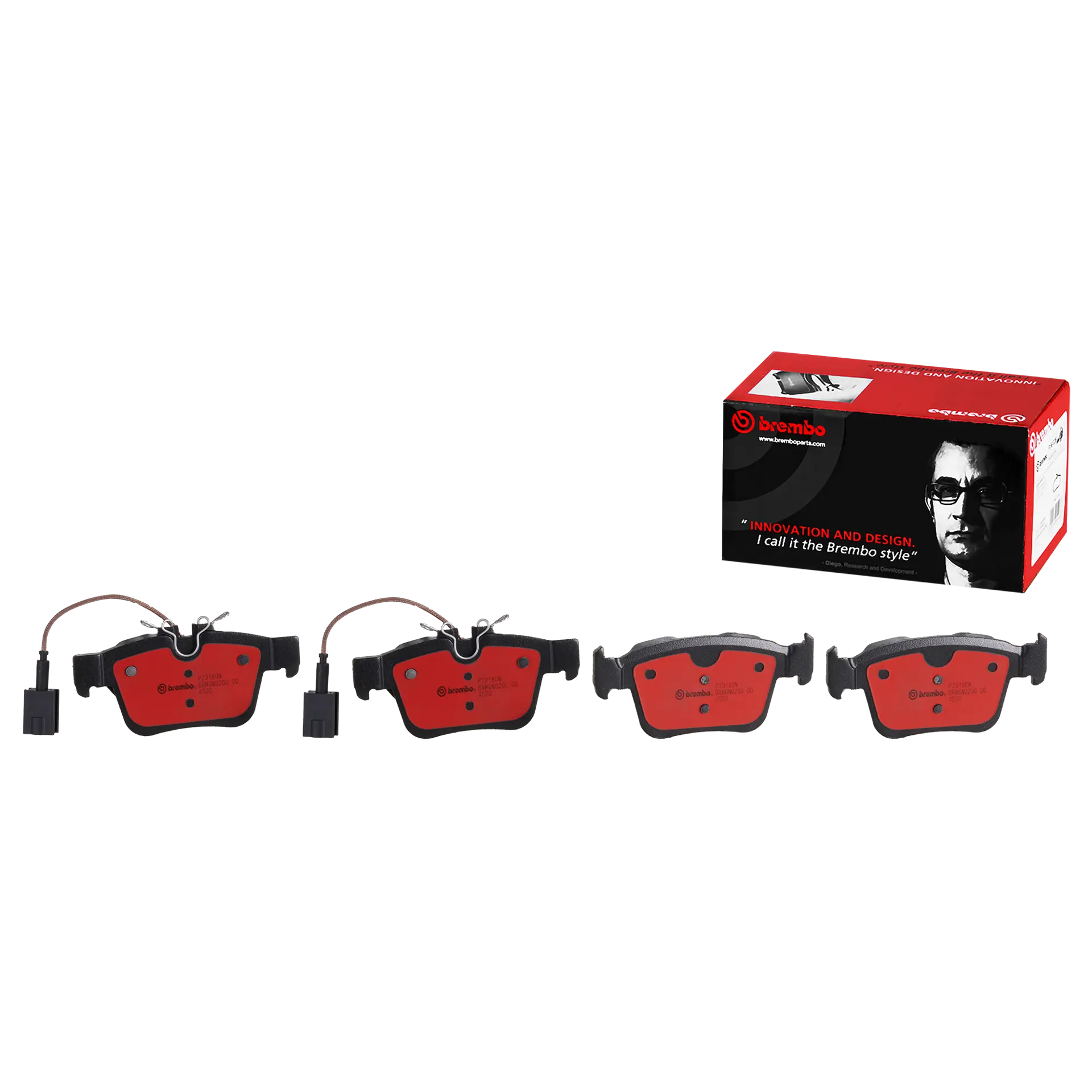 Juego de pastillas de freno BREMBO P23180N