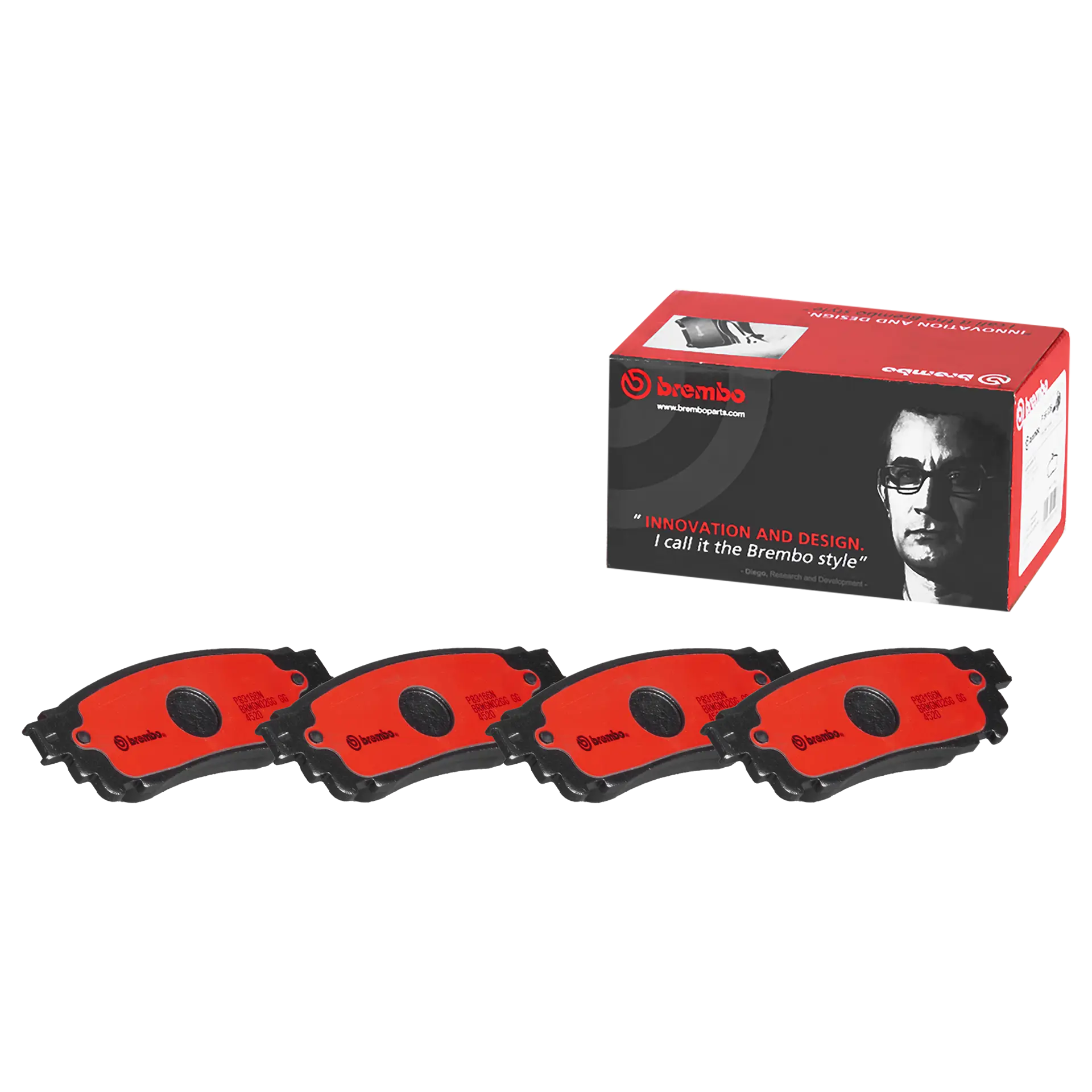 Juego de pastillas de freno BREMBO P83166N