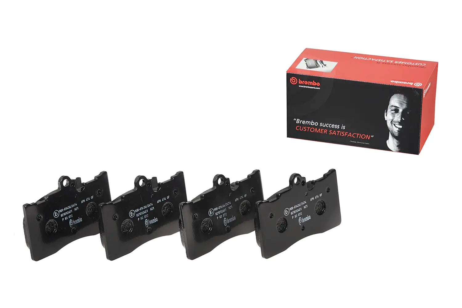 Juego de pastillas de freno BREMBO P 83 072