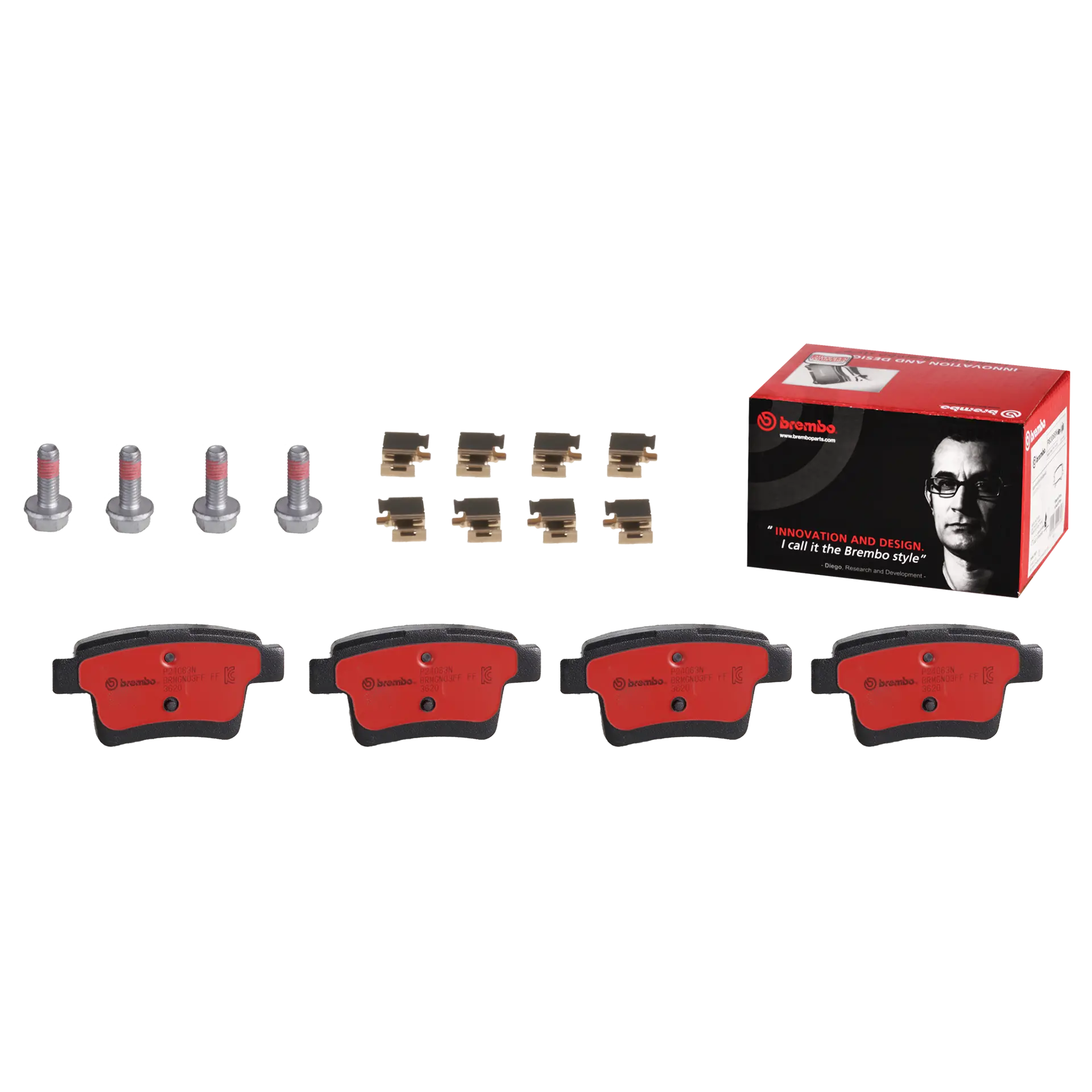 Juego de pastillas de freno BREMBO P24063N