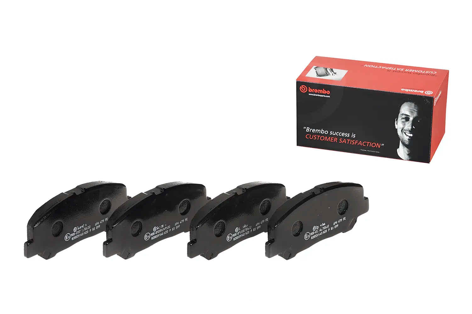 Juego de pastillas de freno BREMBO P 83 099