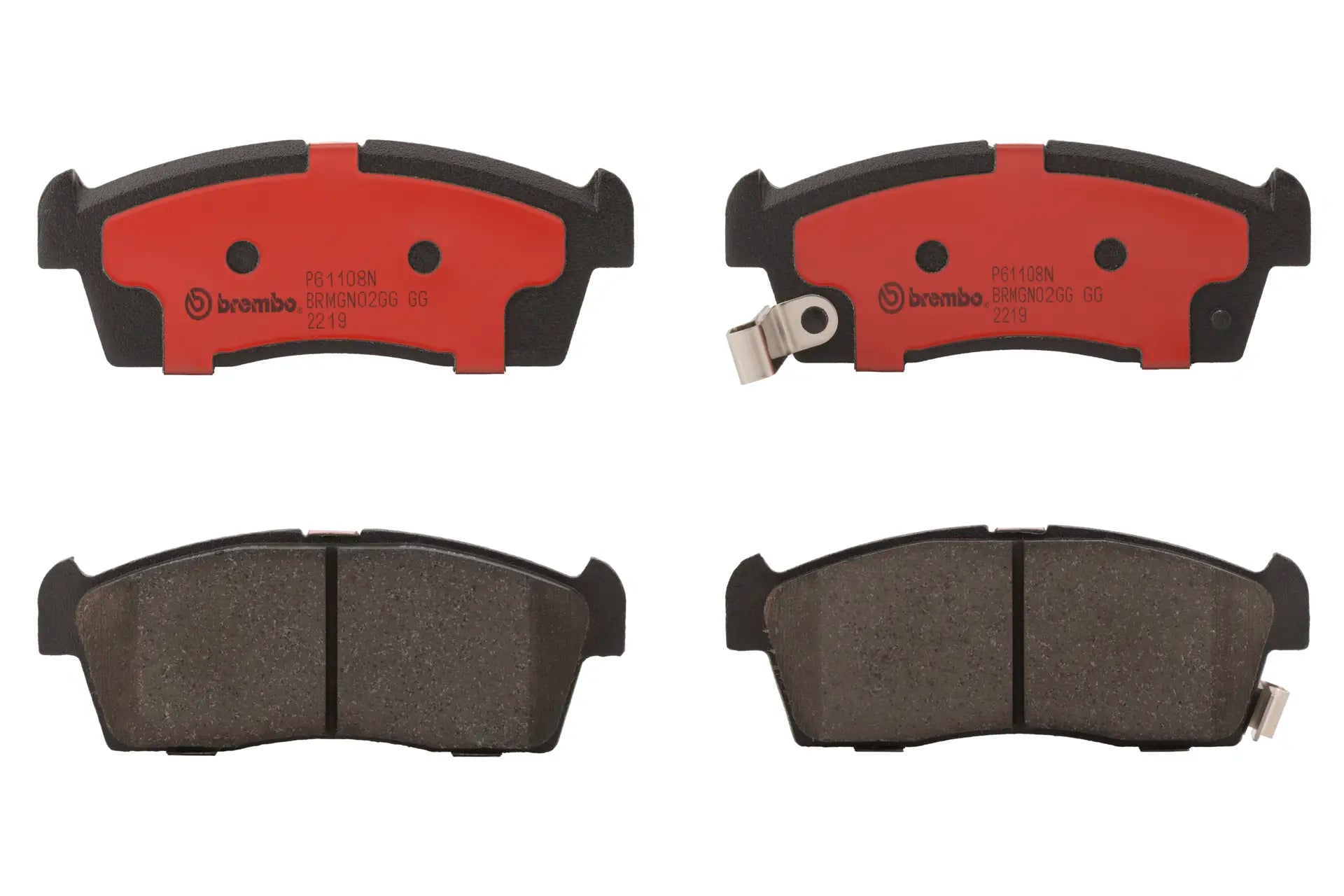 Juego de pastillas de freno BREMBO P61108N