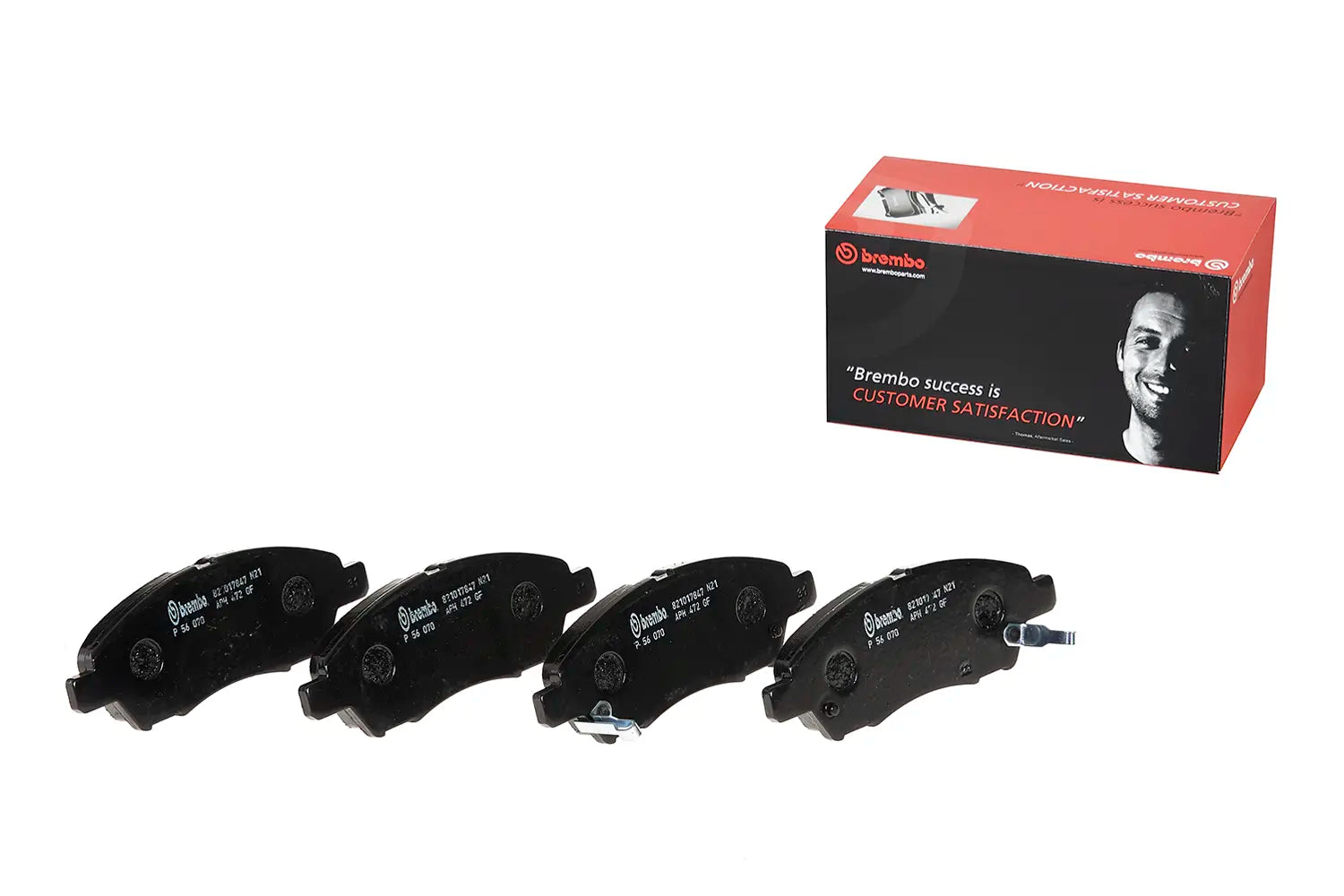 Juego de pastillas de freno BREMBO P 56 070