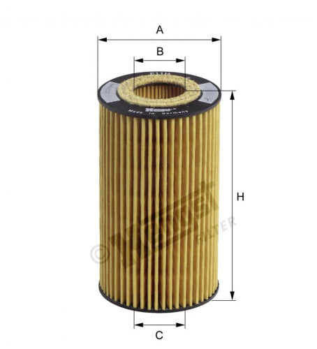 Filtro de aceite HENGST FILTER E11H D155