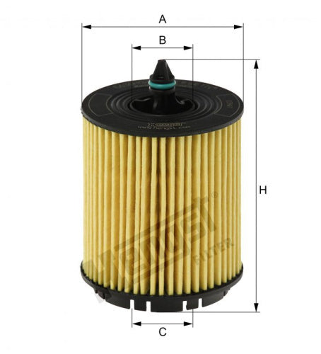 Filtro de aceite HENGST FILTER E630H02 D103