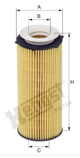 Filtro de aceite HENGST FILTER E125H D209