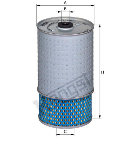 Filtro de aceite HENGST FILTER E170HN D16