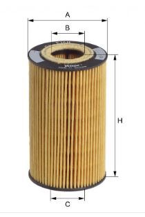 Filtro de aceite HENGST FILTER E14H D77