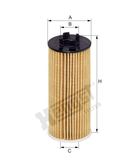 Filtro de aceite HENGST FILTER E833H D321