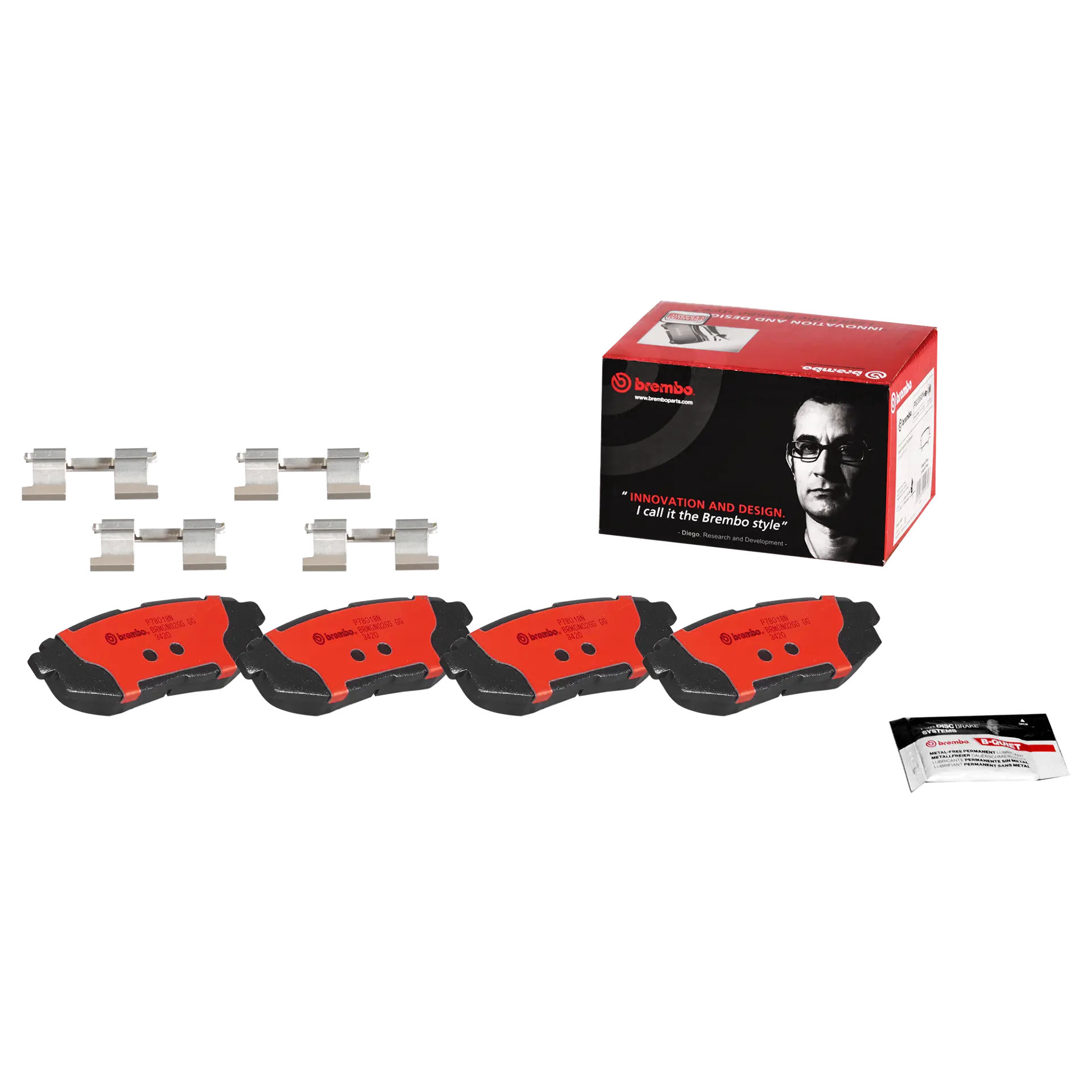 Juego de pastillas de freno BREMBO P78018N