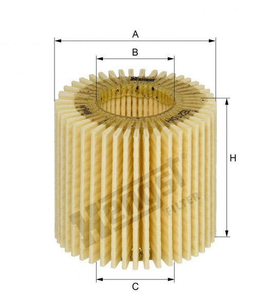 Filtro de aceite HENGST FILTER E210H D228