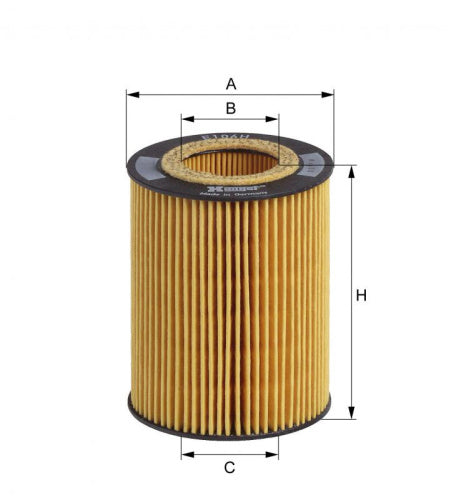Filtro de aceite HENGST FILTER E106H D34
