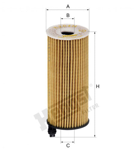 Filtro de aceite HENGST FILTER E204H D218