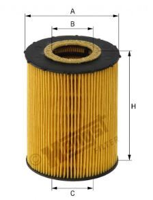 Filtro de aceite HENGST FILTER E203H04 D67