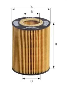 Filtro de aceite HENGST FILTER E203H D67