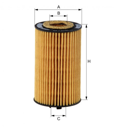 Filtro de aceite HENGST FILTER E611H D122
