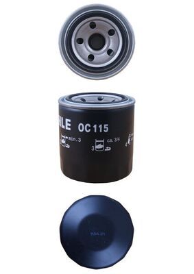 Filtro de aceite MAHLE OC 115