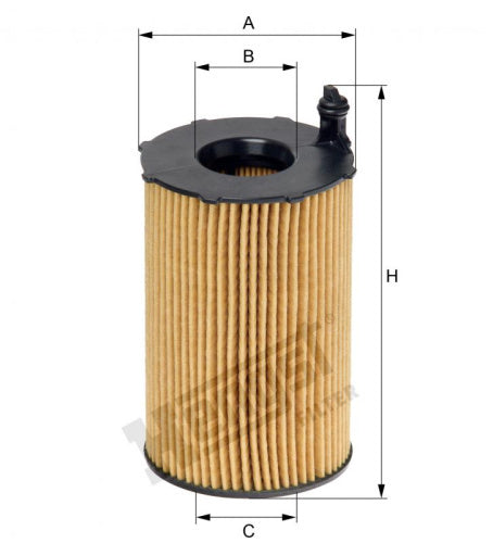 Filtro de aceite HENGST FILTER E816H D236