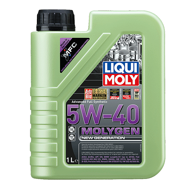 ACEITE 5W40 MOLYGEN NEW GENERATION S LT
