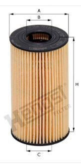 Filtro de aceite HENGST FILTER E867H D370
