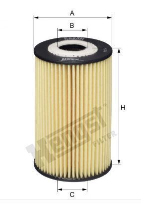 Filtro de aceite HENGST FILTER E825H D265