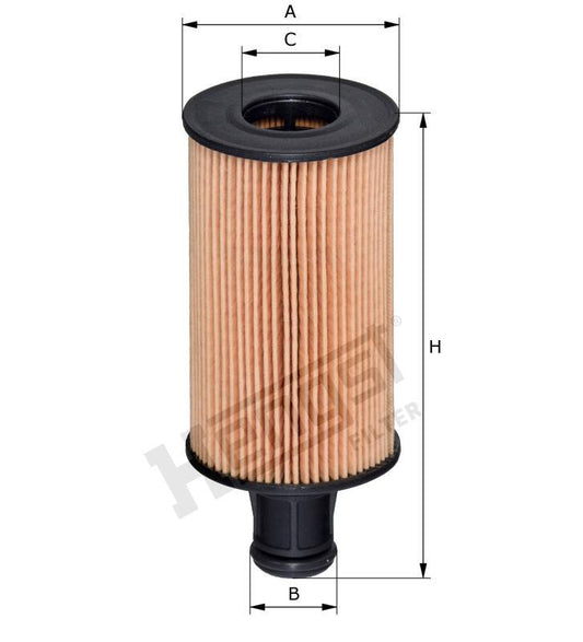 Filtro de aceite HENGST FILTER E1004H D672