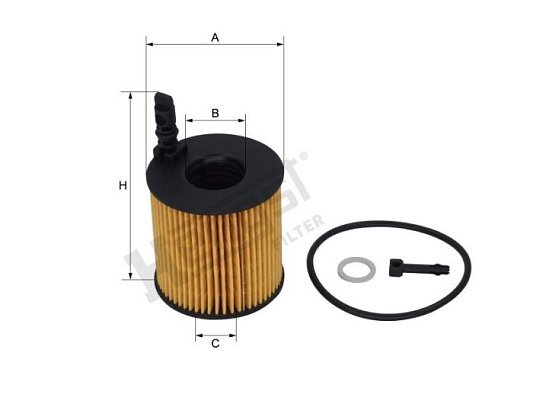 Filtro de aceite HENGST FILTER E1026H D710