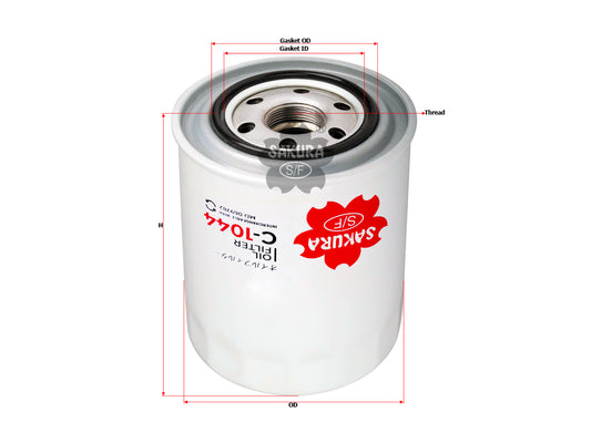 Filtro de aceite SAKURA Automotive C-1044