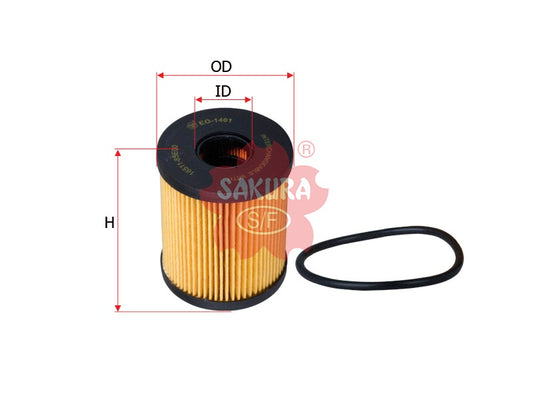 Filtro de aceite SAKURA Automotive EO-1401