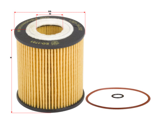 Filtro de aceite SAKURA Automotive EO-1701