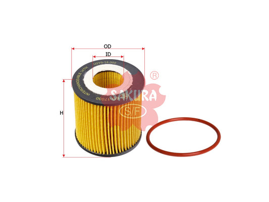 Filtro de aceite SAKURA Automotive EO-17030