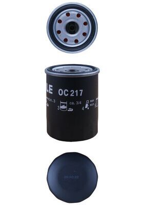 Filtro de aceite MAHLE OC 217