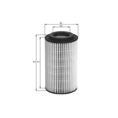 Filtro de aceite MAHLE OX 1027D