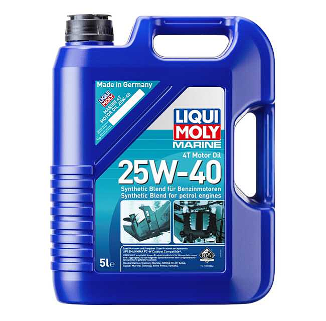 ACEITE LIQUI MOLY MARINO 4T 25W40 5LT