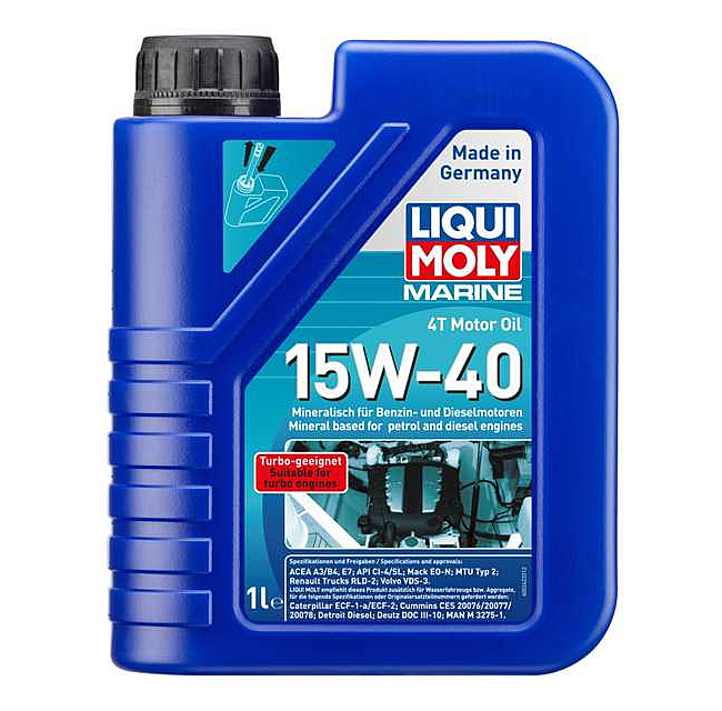 ACEITE LIQUI MOLY MARINO DIESEL 4T 15W40 1LT